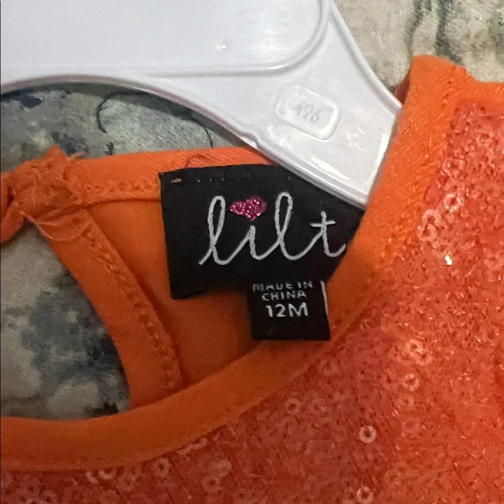 NWOT Lilt 12 month Pumpkin Kids Costume Dress